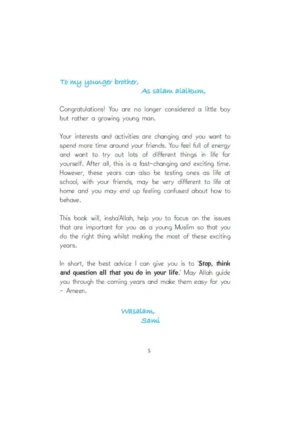 A Muslim Boy’s Guide to Life’s Big
