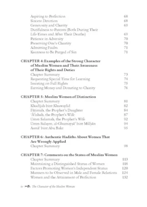 THE CHARACTER OF THE MUSLIM WOMAN (VOL#
