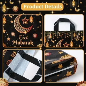 Eid Mubarak (Black & Gold) Gift Bag