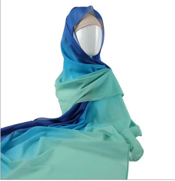 Ombre Hijab Chiffon #4