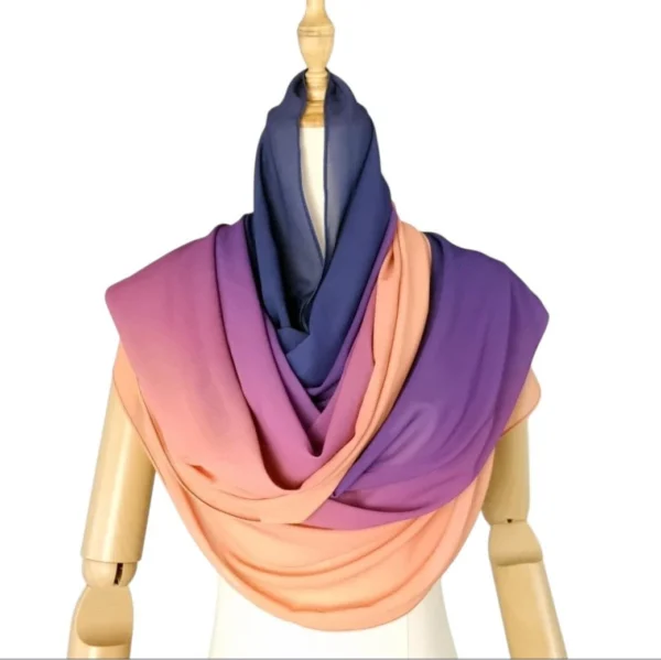 Ombre Hijab Chiffon #3