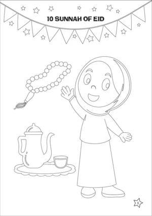 10 Sunnah Eid Coloring Book