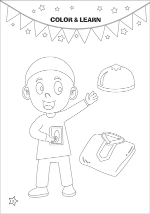 10 Sunnah Eid Coloring Book
