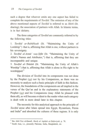 The Fundamentals Of Tawheed – Islamic Monotheism