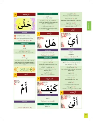 The Clear Quran Series Dictionary – Hard