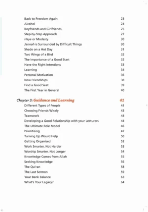 The Muslim Student’s Guide to University and