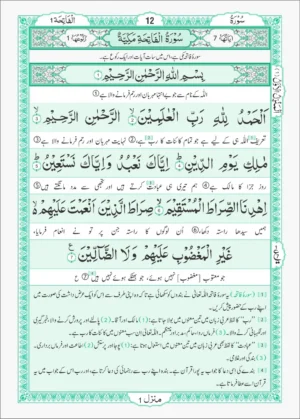 Translation of the Holy Quran between lines